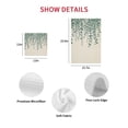 thumbnail image 7 of Teal Green Eucalyptus Leaves Kitchen Dish Towels for Drying Dishes Set of 2, Spring Plants Country Beige Waffle Weave Microfiber Hand Tea Bathroom Towels Quick Dry & Absorbent Towel 15.7x23.6, 7 of 7