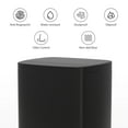 thumbnail image 3 of CL.HPAHKL Step-On Kitchen Trash Can, Brushed Stainless Steel Garbage Can with Soft Close Lid, Large Capacity Garbage Bin with Odor Seal for Home, Office, Bathroom, Bedroom, Black, 3 of 10