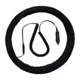 thumbnail image 2 of 12V Universal Heated Steering Wheel Cover - Plug & Play Car Heating Sleeve for Cold Weather, Cigarette Lighter Powered, Polyester Comfort Grip, 2 of 6