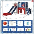 thumbnail image 4 of 12 in 1 Toddler Slide Set, Linor Indoor Playset for Kids Age 1-3, Outdoor Toddler Climbers, 4 of 7