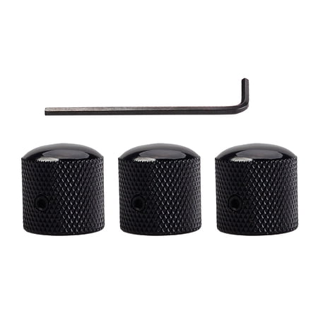 LITINKIMI Electric Guitar Accessories GD107 Dome Black 3Pcs