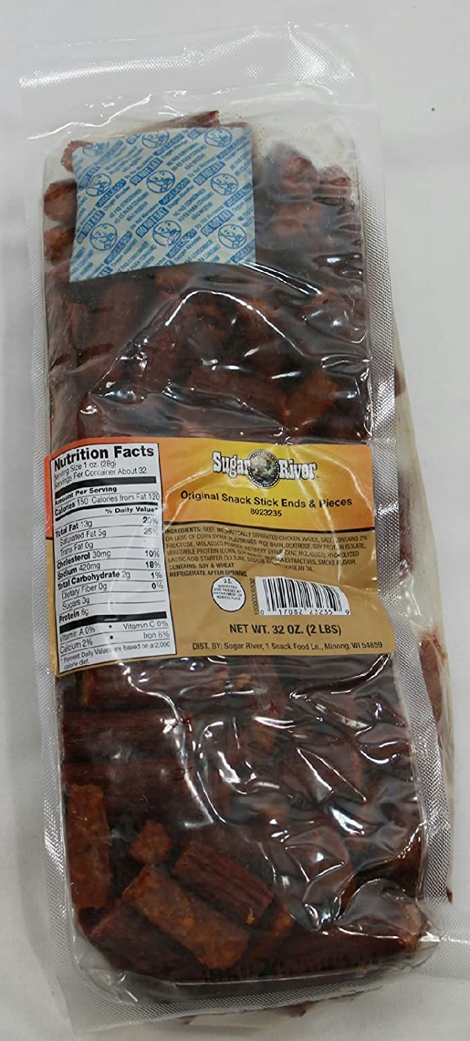 Sugar River Snack Sticks Links, Ends & Pieces 2 lbs (Original Snack