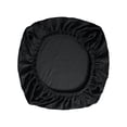thumbnail image 3 of Removable Computer Chair Slipcovers Swivel Chair Seat Covers Comfortable Stretch Black, 3 of 9