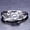Platinum Black, variant on Women Shape Heart Platinum Plated Blue Moissanite Mother's Day Ring