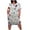 White, variant on Drses Women's Casual Dresses Women's Plus-Size print loose casual short-sleeved V-neck knee-length dress Short Sleeve Dress for Women Summer