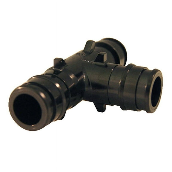 Apollo EPXPAT1210PK Expansion Series Pipe Tee, 1/2 in, Barb, Poly Alloy, 200 psi Pressure Black - pack of 10