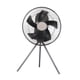 thumbnail image 2 of Ventilador de camping con luz, recargable, función de temporización, potentes flujos de aire, portátil Gris, 2 of 9