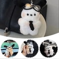 thumbnail image 2 of Llavero de peluche de perro Pacha, juguete de peluche, muñeco de peluche de perro lindo, decoración para coche, colgante para espejo retrovisor, 2 of 5