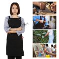 thumbnail image 3 of Delantales de Lona, ??Delantales de Cocina Resistentes al Desgaste Delantales de Cocina Delantales de Trabajo Simple para carpinteros Maquinistas Jardineros Chefs con Bolsillos Amonsee NO, 3 of 6