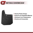 thumbnail image 4 of Unique Bargains 1 Set Mud Flaps Splash Guards for Chevrolet Colorado 2023-2024 Front and Rear Mud Guards W/Mount Accessories, 4 of 6
