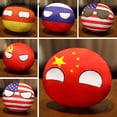 thumbnail image 2 of Constantrainyk 10cm Pelota De País Juguete De Peluche Poloniaball Colgante Countryball Niños Muñeca inyk Gao Jiahui unisex, 2 of 2