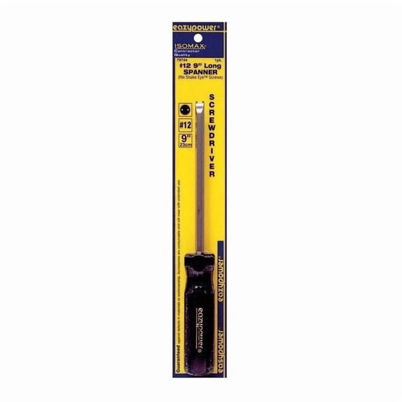 Eazypower Tamper Resistant Spanner Screwdriver #12 Round 79744