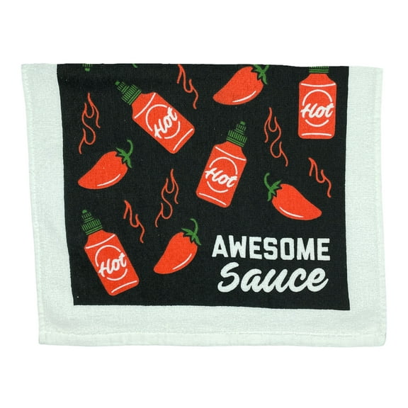 Awesome Sauce Funny Spicy Hot Condiment Tea Towel