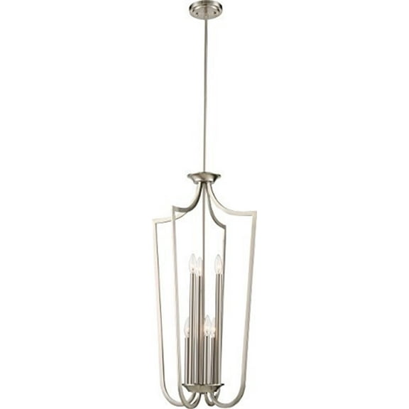 Nuvo 60-5877 - Laguna 6 Light Caged Pendant - Brushed Nickel