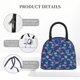 thumbnail image 4 of Fotbe Plants And Flamingos Bolsa de Almuerzo con Estampado, Lonchera Aislada, Contenedor de Comida Reutilizable Tipo Cooler a Prueba de Fugas, 4 of 6