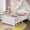 White, variant on Mirightone Wood Twin Size Bed Frame with Detachable Rails,Low Platform Bed with Headboard and Footboard, White