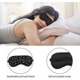 thumbnail image 4 of Silk Sleep Mask, Silk Eye Mask with Adjustable Strap for Sleeping Christmas Soft Eye Cover Star Eyeshade, 4 of 5