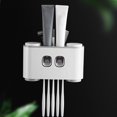 thumbnail image 2 of Porta cepillo de dientes Irfora Juego automático de pasta de dientes para apretar, soporte para cepillo de dientes vibrato, artefacto para pasta de dientes, estante para cepillos de dientes, cuatro ta Irfora Porta cepillo de dientes, 2 of 7