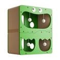 thumbnail image 2 of Casa de cartón para gatos, mueble de salón, protección para hacer ejercicio y jugar, casa de juegos, tablero rascador para animales pequeños, regalo, 2 of 8