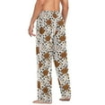 thumbnail image 7 of joogoo Men's Pajama Pants Baseballs Leopard Soft Long Sleep Lounge Pjs Bottoms S, 7 of 7