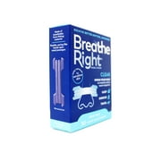 Breathe Right Clear Nasal Strips, Clear, Large, 30 Ct (3 Pack)