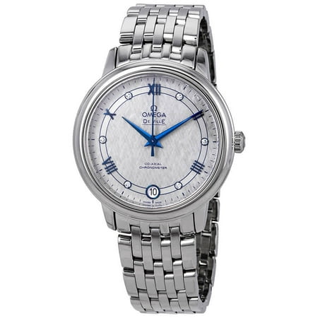 Omega De Ville Prestige Co-Axial Automatic Diamond Grey Dial Ladies Watch