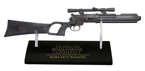 VINTAGE Star Wars Riproduzione repliche D'ARMI Boba Fett Blaster Nero 