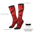 thumbnail image 6 of Cauagu Floating Red Chili Peppers Print Women's Men's Ankle Socks 1-pack Casual Athletic Socks for Unisex Adult Moisture-Wicking Socks for Daily Wear/Running/Sport, 6 of 8