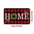 thumbnail image 3 of PRETXORVE Christmas Decorations, Christmas Decor, Christmas Doormat Home Entrance Door Mat Christmas Decoration Doormat Wear- Care Bedroom Floor Mat, 3 of 6