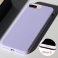 thumbnail image 3 of iPhone 7 Plus and iPhone 8 Plus Silicone Case - {Shock-Absorbent; Bumper Soft TPU Cover Case with Grip Silicone Material; Compatible with iPhone 8 Plus and iPhone 7 Plus - Purple Color, 3 of 6