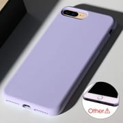 iPhone 7 Plus and iPhone 8 Plus Silicone Case - {Shock-Absorbent; Bumper Soft TPU Cover Case with Grip Silicone Material; Compatible with iPhone 8 Plus and iPhone 7 Plus - Purple Color
