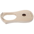 thumbnail image 6 of Beginner Wooden Lyre Harp Your Own Musical Instrument, Artistic Craft Set and Unique Home Decor Beige, 6 of 7