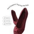 thumbnail image 3 of BURUDANI Women's Pointed Toe Kitten Heels Work Pumps Comfortable Knitted Closed Toe Dressy Wedding Shoes, 3 of 5