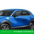thumbnail image 5 of Goodyear Shatterproof in-Channel Window Deflectors for Mazda CX-30 2020-2025, Rain Guards, Window Visors for Cars, Vent Deflector, Car Accessories, 4 pcs - GY007842, 5 of 8