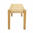 thumbnail image 5 of Backless Garden Bench - Solid wood structure, suitable for low maintenance outdoor seating in yards, lawns, and courtyards, with natural finishes, 5 of 5