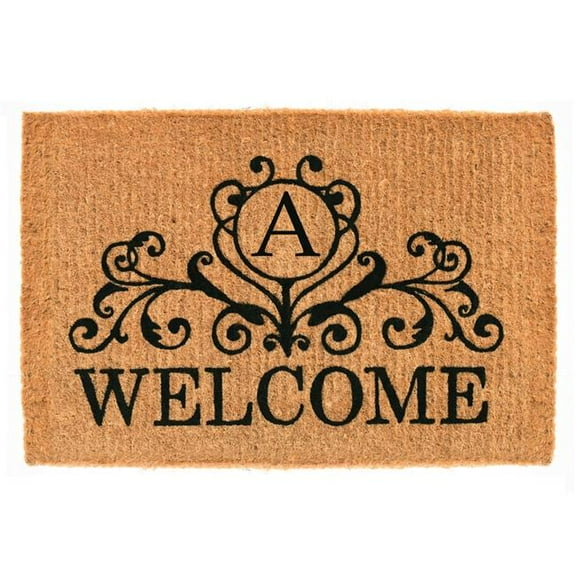 Calloway Mills Kingston Welcome Outdoor Doormat 18" x 30" x 1.5" (Letter A)
