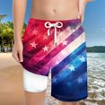 thumbnail image 2 of Gubotare Independence Day Swim Trunk Boy Boys Swim Trunks Swim Shorts Quick Dry Bathing Suit Swimwear (Sky Blue,Size 8-9 Years), 2 of 4