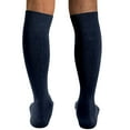 thumbnail image 3 of COUVER Toe, Sole & Heel Cushioned Adult/Youth Athletic Hockey, Softball, Volleyball, Lacrosse, Any Sports Knee High Socks, NAVY, Small, 3 of 7