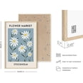 thumbnail image 3 of HAUS AND HUES Flower Market Poster, Danish Pastel Posters, Flower Posters and Prints, Flowers Wall Poster, Flower Prints Wall Art, Pastel Room Decor Aesthetic Flowers (24" x 36" Framed Beige), 3 of 6