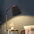 thumbnail image 1 of PTOOTP Minimalist Drum Lampshade for Table Lamp Gold Metal 1Set, 1 of 6