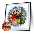 thumbnail image 1 of Cuadros Decorativos 5D DIY Diamond Painting Christmas Full Round Drill Holiday Pictures (A2842) Likrtyny embutido en tela, 1 of 9