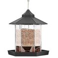 thumbnail image 1 of 20x20x22cm Lar Bird Er Transparent S Hanging Bird Er With Roof For Outdoor En Patio Backyard, 1 of 5