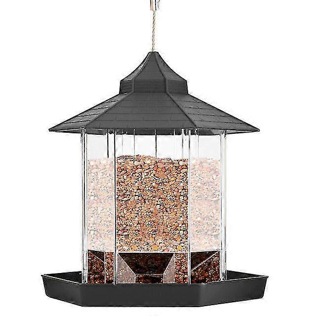 20x20x22cm Lar Bird Er Transparent S Hanging Bird Er With Roof For Outdoor En Patio Backyard