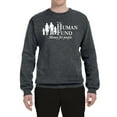 thumbnail image 2 of The Human Fund Money for the People Pop Culture Unisex Crewneck Graphic Sweatshirt, Charcoal, 2XL, 2 of 3
