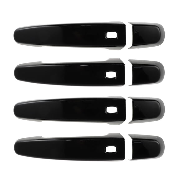 Unique Bargains Door Handle Cover Protector for Chevy Malibu Equinox Blazer Traverse Impala 2016-2025 Exterior Door Handle Trim W/ 4 Smart Keyhole