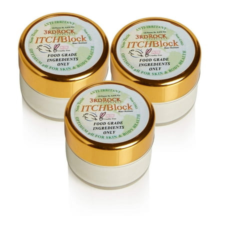 ITCHBlock™ All Natural Itch Relief Cream from 3rd Rock Essentials - 3 Pack