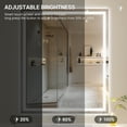 thumbnail image 2 of Hasipu 36"x30" LED Bathroom Mirror with Lights Anti-Fog, Dimmable, 3 Color Modes, Frontlit Vanity Mirror with Memory, Horizontal or Vertical Mount, 2 of 8