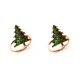 thumbnail image 2 of Inteprter Servilletero navideño de acero inoxidable, vacaciones navideñas, boda, cena, pañuelos de papel, toalleros, banquete, de comedor, adorno Árbol verde 2piezas Inteprter CBP163677, 2 of 6