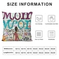 thumbnail image 5 of Mom Gifts World’s Most Quote Print Pillow Covers Home Decoration Pillowcases, 5 of 5