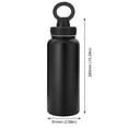 thumbnail image 2 of Termo de acero inoxidable de 32oz con soporte para teléfono, botella de agua con aislamiento al vacío de doble pared, botella de agua a prueba de fugas para iPhone, 2 of 9